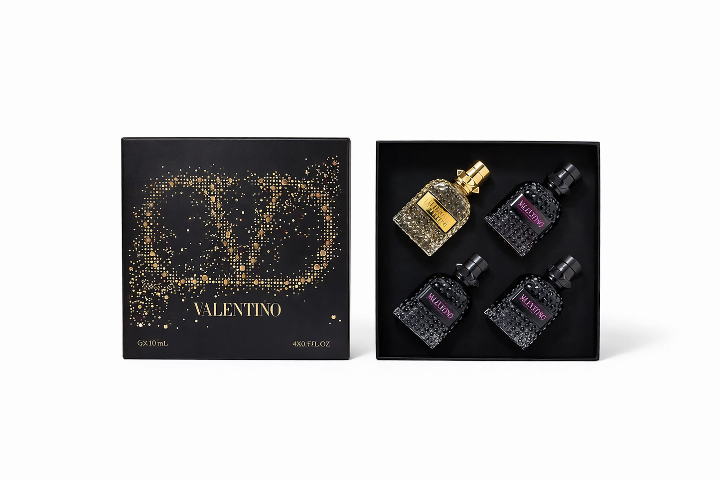 Luxury 4-Piece Miniature Fragrance Set – Elegant Gift Box