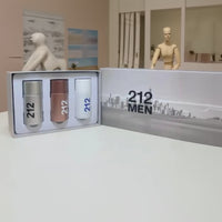 Carolina Herrera 212 Men 3-Piece Fragrance Gift Set – Fresh & Woody Eau de Toilette Collection